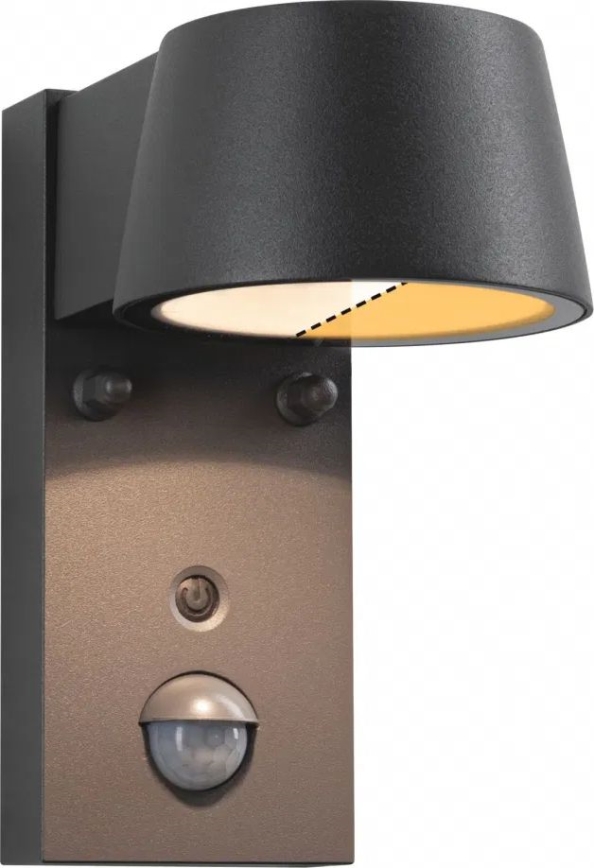 Paulmann 94714 - LED/6W IP44 Vonkajšie nástenné svietidlo so senzorom CAPERA 230V 2200/3000K