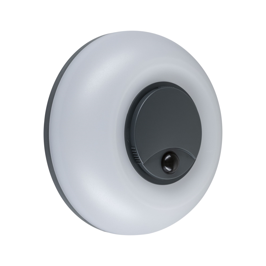 Paulmann 94956 - LED/20,5W IP65 Stmievateľné vonkajšie nástenné svietidlo s pohybovým a súmrakovým senzorom AUREVA 230V 2200/3000/4000K antracit