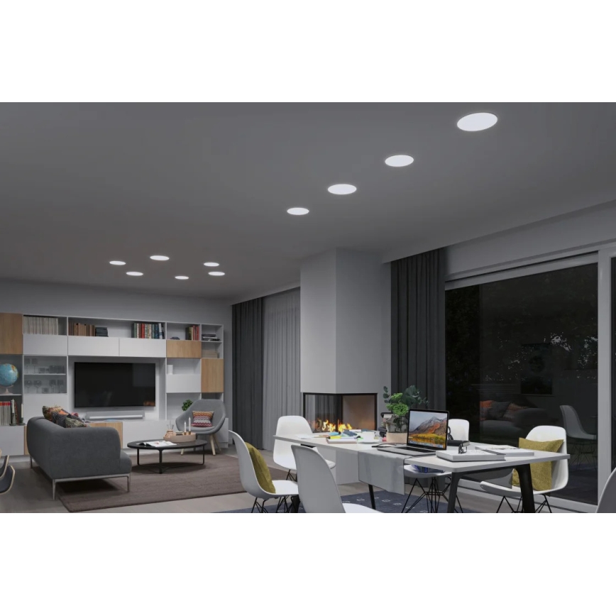 Paulmann 95386 - LED/15W IP44 Stmievateľné kúpeľňové podhľadové svietidlo SMART VELUNA 230V