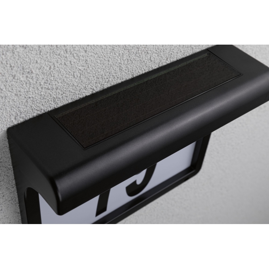 Paulmann 95388 - LED/0,05W IP44 Solárne domové číslo DAYTON 1,2V 600 mAh