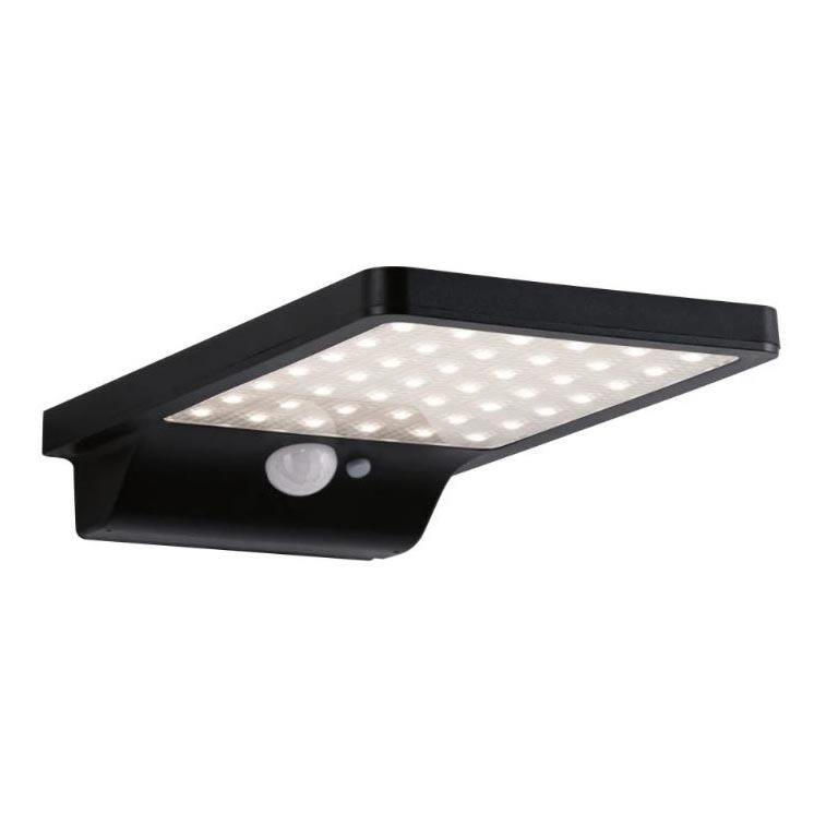 Paulmann 95393 - LED/4W IP44 Stmievateľné solárne nástenné svietidlo so senzorom SOLVEIG 3,7V 2000 mAh