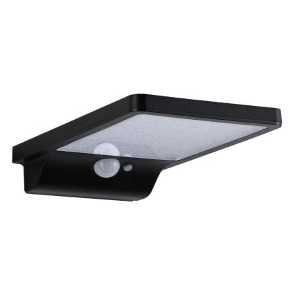 Paulmann 95393 - LED/4W IP44 Stmievateľné solárne nástenné svietidlo so senzorom SOLVEIG 3,7V 2000 mAh