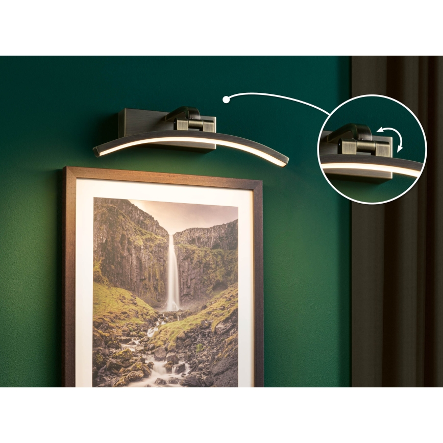 Paulmann 95559 - LED/6W obrazové svietidlo BENTO 230V 30 cm mosadz