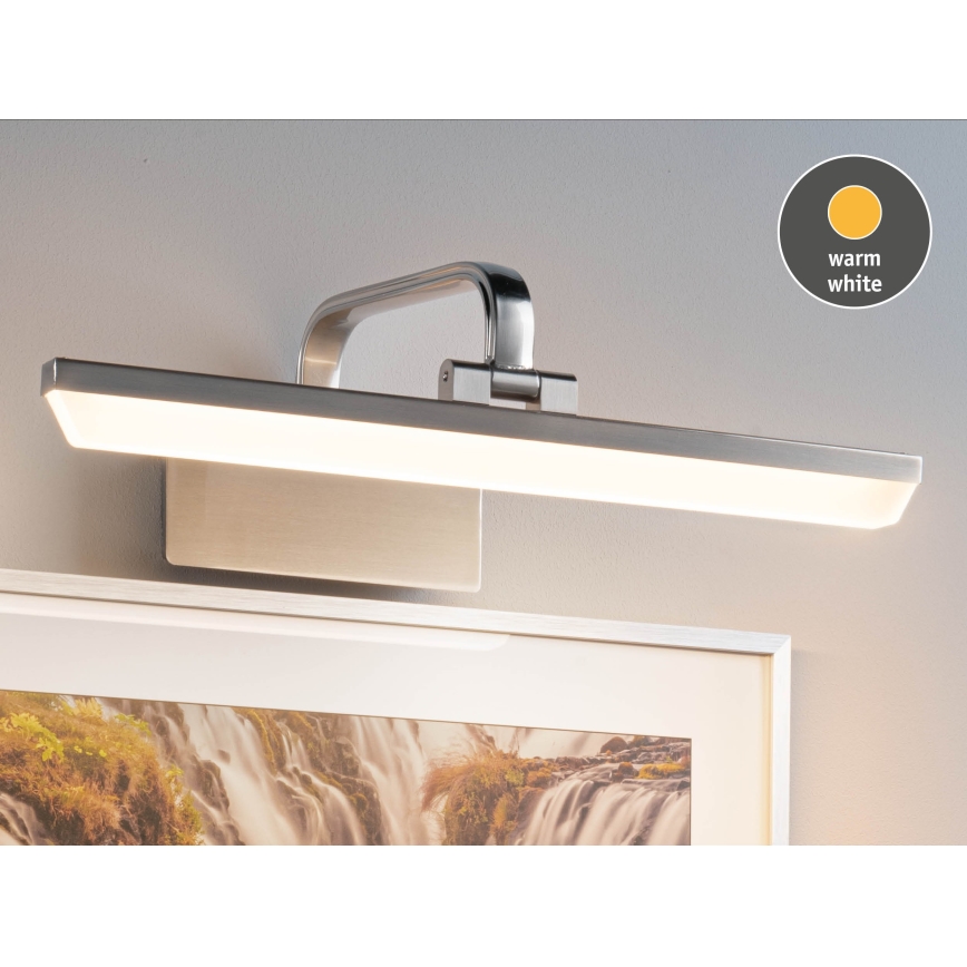 Paulmann 95572 - LED/9,5W Obrazové svietidlo RENAN 230V 40 cm matný chróm