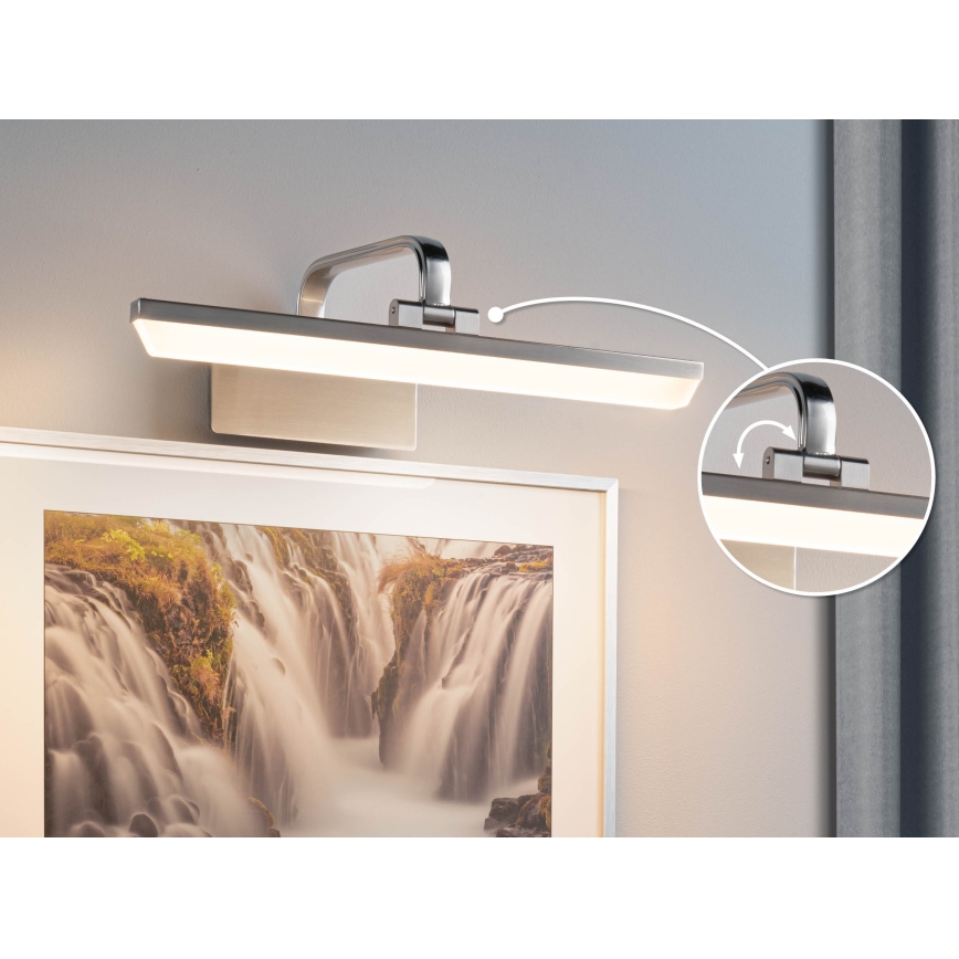Paulmann 95572 - LED/9,5W Obrazové svietidlo RENAN 230V 40 cm matný chróm