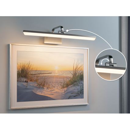 Paulmann 95573 - LED/11W nástenné svietidlo na obrazy RENAN 230 V 60 cm matný chróm