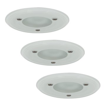 Paulmann 99477 - SADA 3xGU5,3/35W IP44 Kúpeľňové podhľadové svietidlo PREMIUM 230V/12V