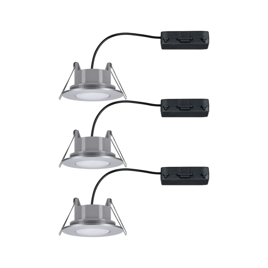 Paulmann 99933 - SADA 3x LED/5,2W IP65 Stmievateľné kúpeľňové podhľadové svietidlo 230V