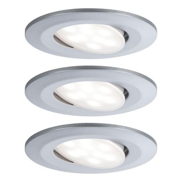 Paulmann 99933 - SADA 3x LED/5,2W IP65 Stmievaťelné kúpeľňové zapustené svietidlo 230V