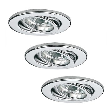 Paulmann - Nice Price 3041 - SET 3x Podhľadové svietidlo BASIC 3xGU5,3/20W/230V/12V Paulmann - Nice Price 3041 - SET 3x Podhľadové svietidlo BASIC 3xGU5,3/20W/230V/12V