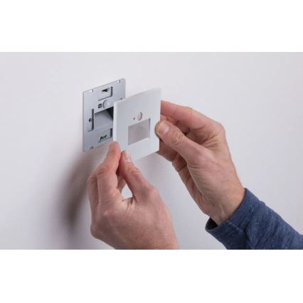 Paulmann  93133 - LED/1,2W Schodiskové svietidlo so senzorom EDGE 230V biela