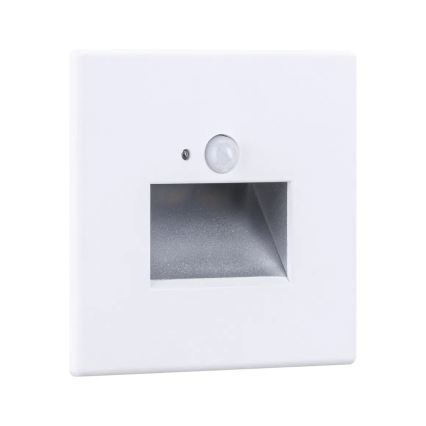 Paulmann  93133 - LED/1,2W Schodiskové svietidlo so senzorom EDGE 230V biela