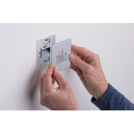 Paulmann  93134 - LED/1,2W Schodiskové svietidlo so senzorom EDGE 230V matný chróm