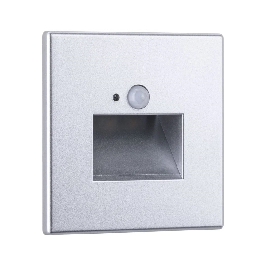 Paulmann  93134 - LED/1,2W Schodiskové svietidlo so senzorom EDGE 230V matný chróm
