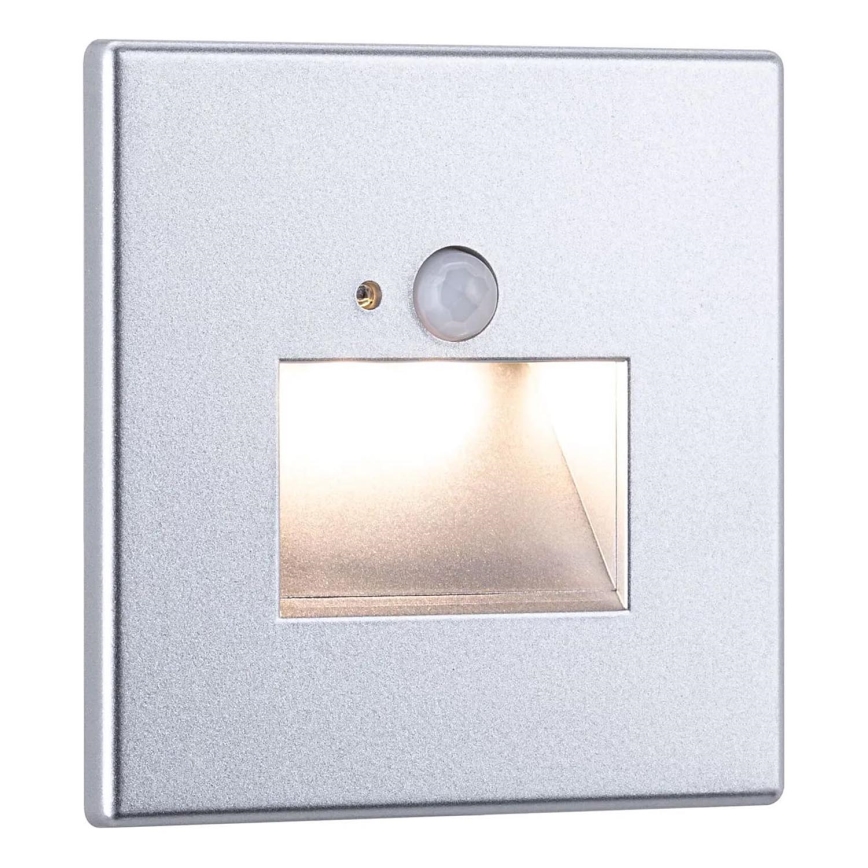 Paulmann  93134 - LED/1,2W Schodiskové svietidlo so senzorom EDGE 230V matný chróm