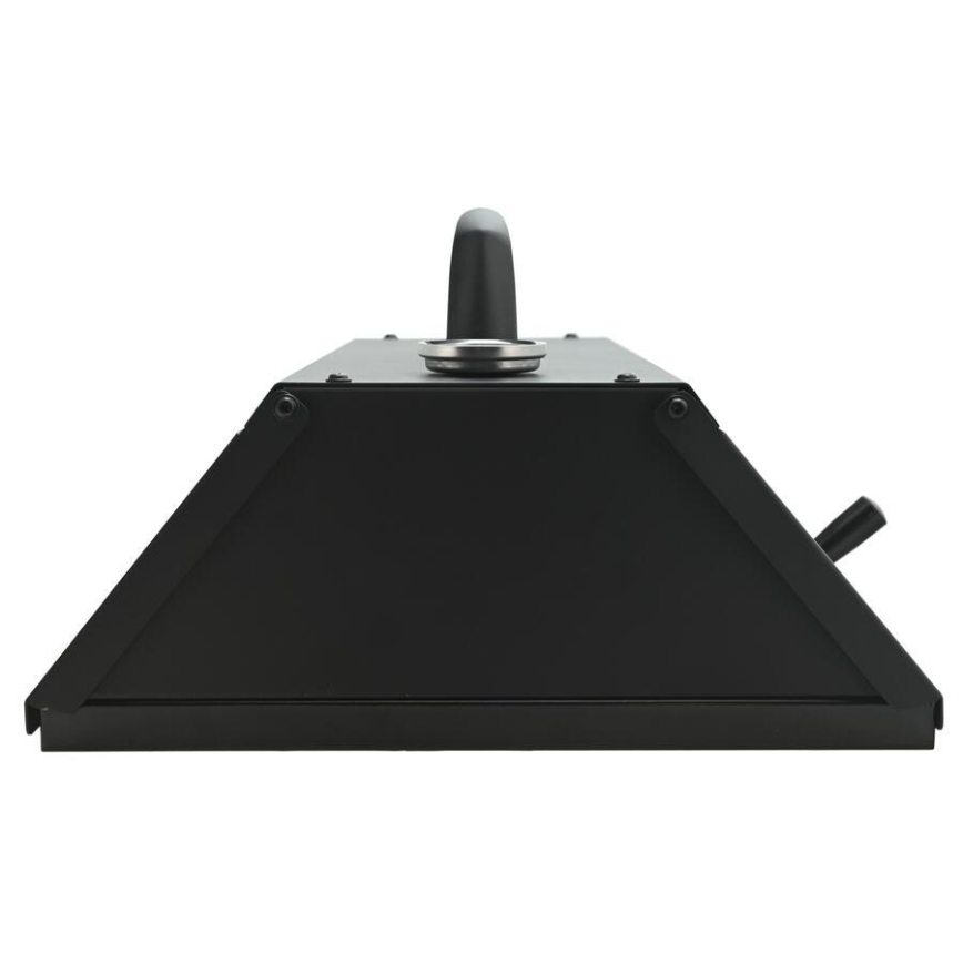 Pec na pizzu s dvierkami a teplomerom 40x35,5x21 cm čierna