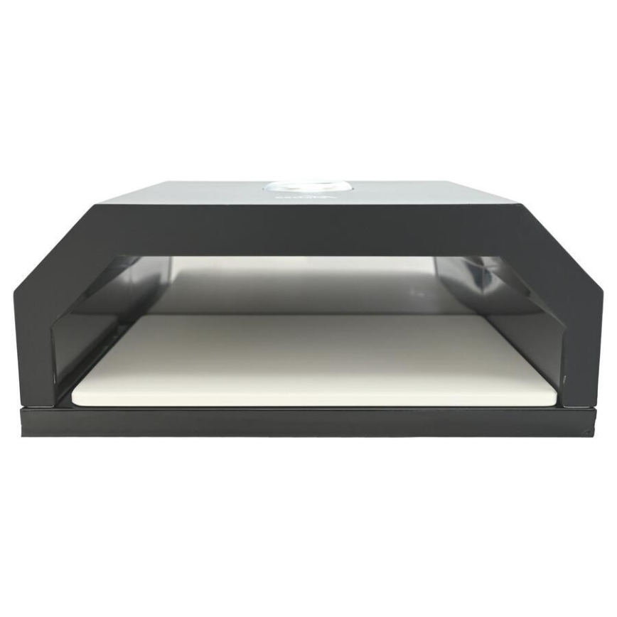 Pec na pizzu s teplomerom 40x34,5x16 cm čierna
