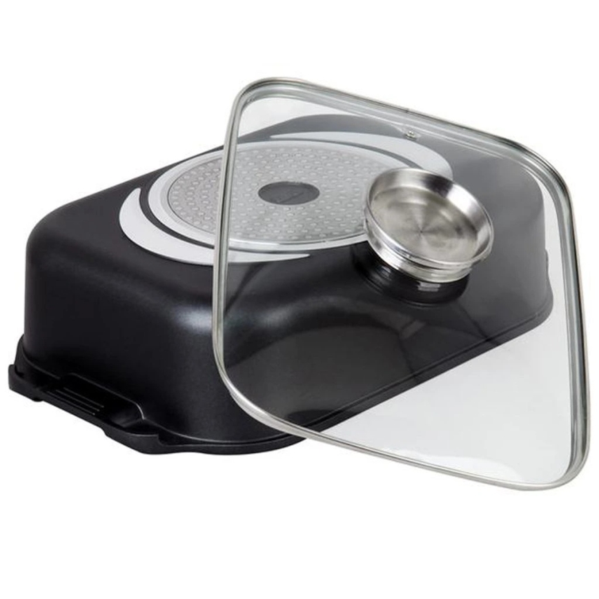 Pekáč s pokrievkou TORO 6,5 l 34,5x10x24,5 cm čierny