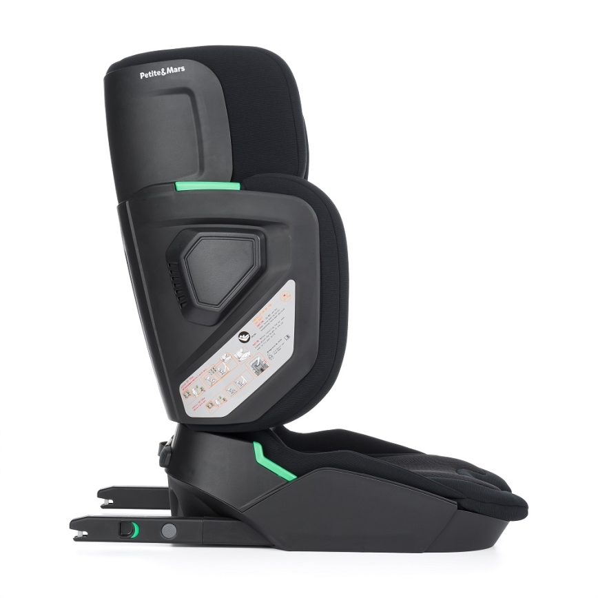 PETITE&MARS - Autosedačka FLEX PRO i-Size 100-150 cm (15-36 kg) čierna