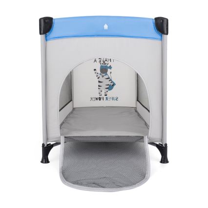 PETITE&MARS - Cestovná postieľka KOOT Zebra Super Power