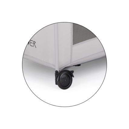 PETITE&MARS - Cestovná postieľka KOOT Zebra Super Power