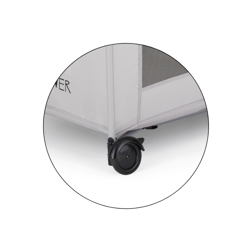 PETITE&MARS - Cestovná postieľka KOOT Zebra Super Power