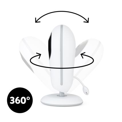 PETITE&MARS - Detská chôvička s monitorom NANO 4.0 3,7V 1760 mAh