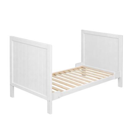 PETITE&MARS - Detská postieľka 3v1 MILA 120x60 cm biela/buk