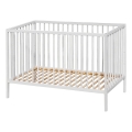 PETITE&MARS - Detská postieľka NELA BEECH 120x60 cm biela/buk
