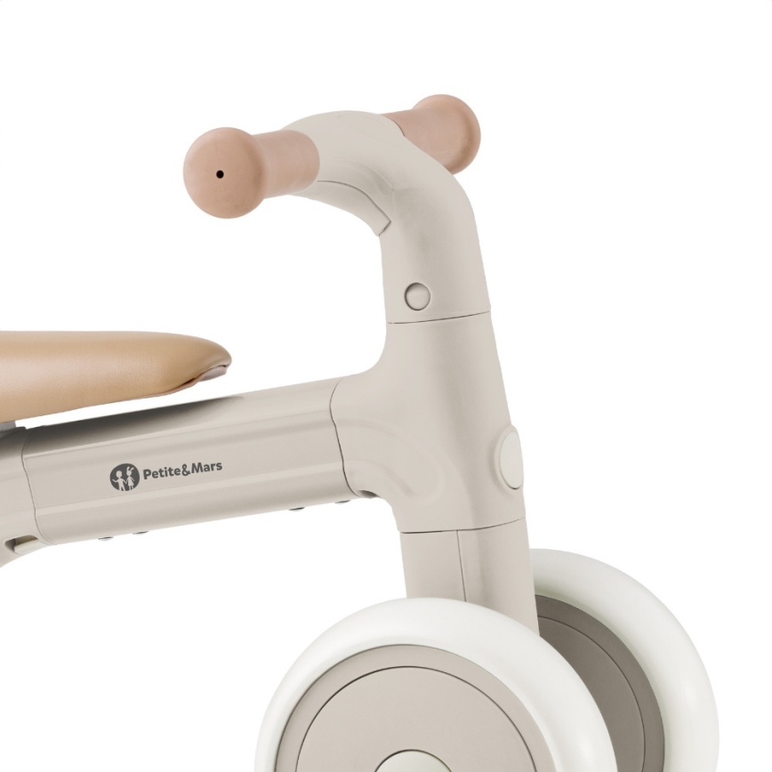 PETITE&MARS - Detská trojkolka 3v1 BINGO Slonovinovo-biela