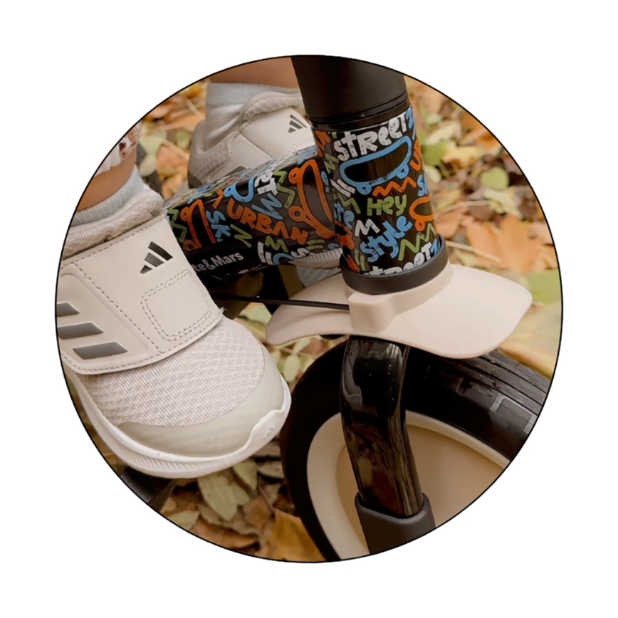 PETITE&MARS - Detská trojkolka 5v1 TURBO LIMITED City Beat