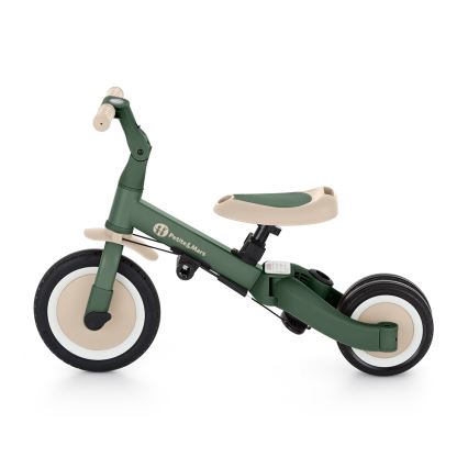 PETITE&MARS - Detská trojkolka 5v1 TURBO PLUS Misty Green