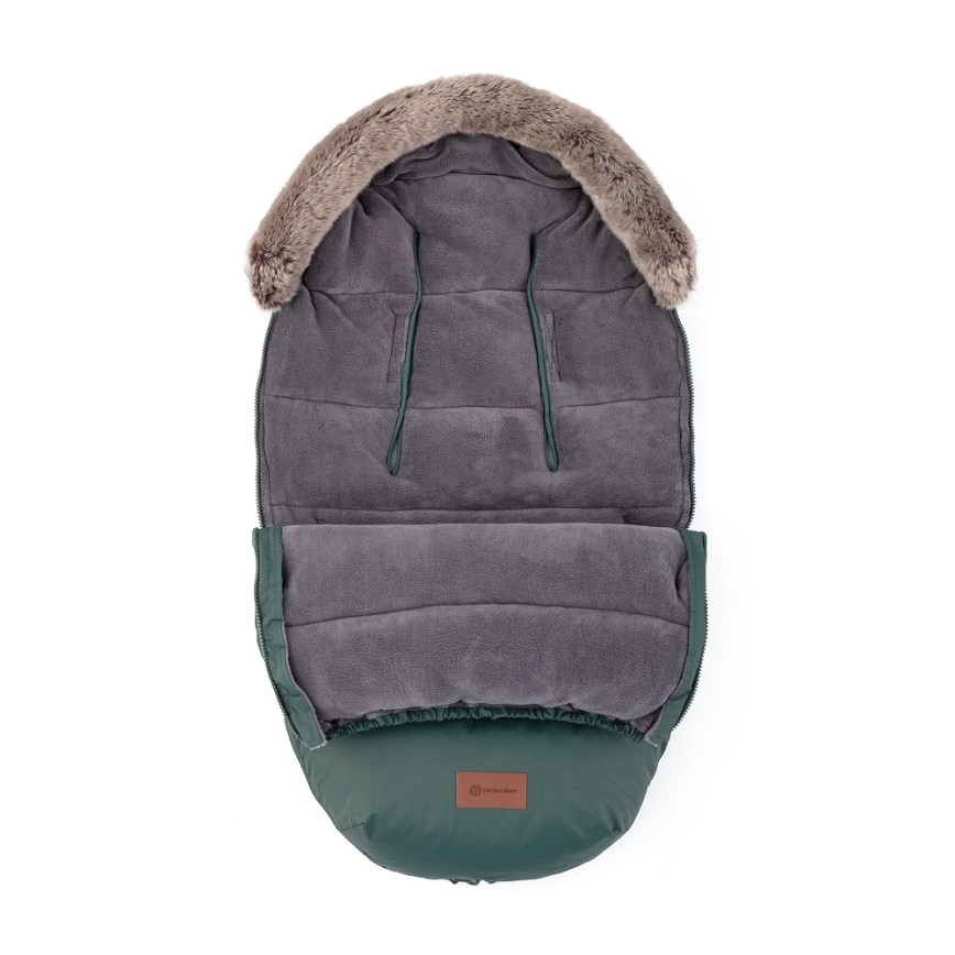 PETITE&MARS - Detský fusak 4v1 COMFY Veritable Khaki zelená