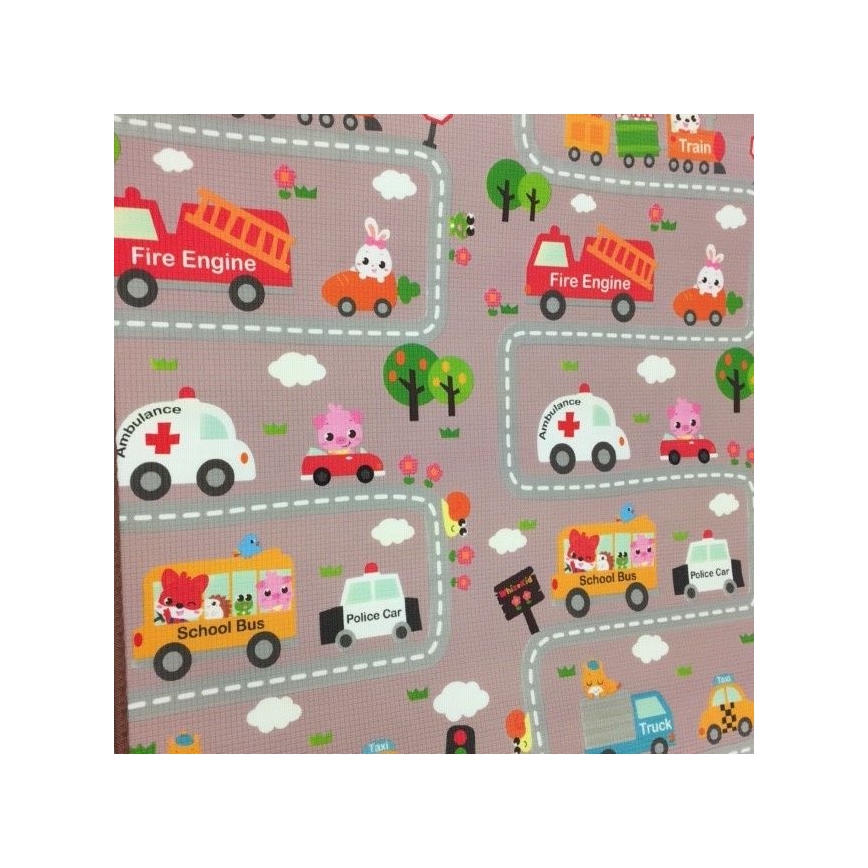 PETITE&MARS - Podložka na hranie JOY CITY 150x180 cm