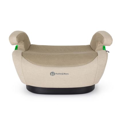 PETITE&MARS - Podsedák do auta OPTIMUS PRO i-Size Air 125-150 cm (22-36 kg) béžový