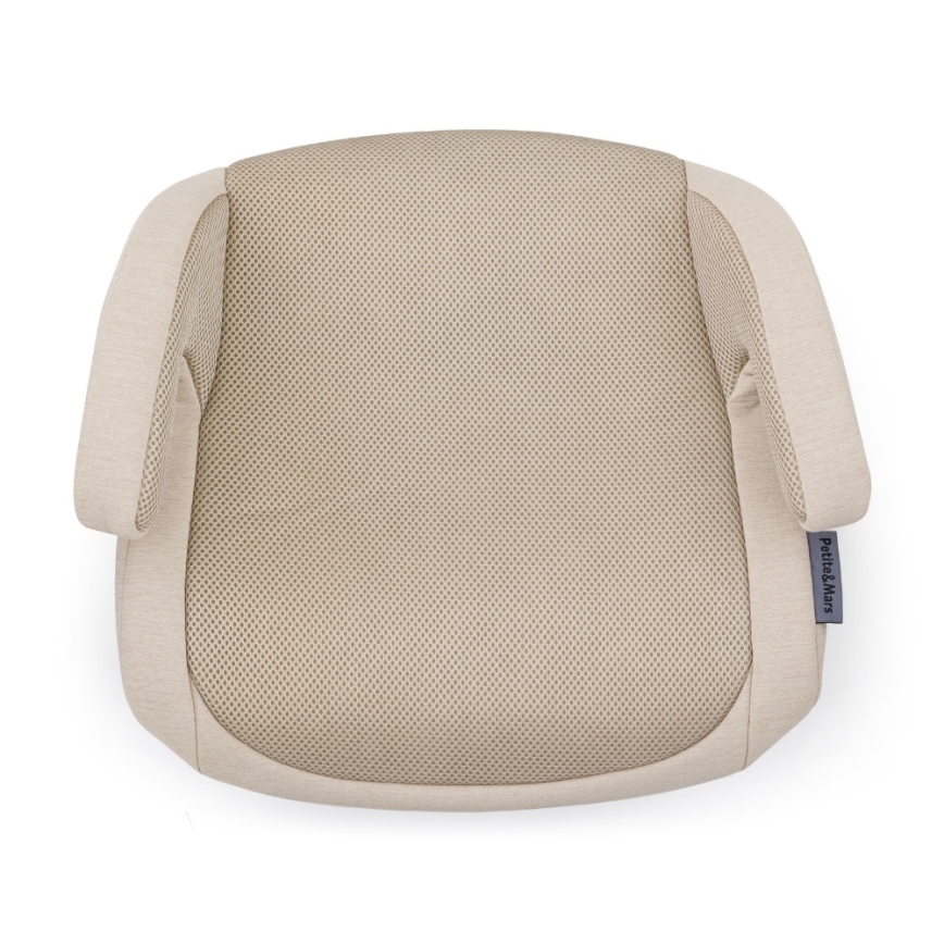 PETITE&MARS - Podsedák do auta OPTIMUS PRO i-Size Air 125-150 cm (22-36 kg) béžový