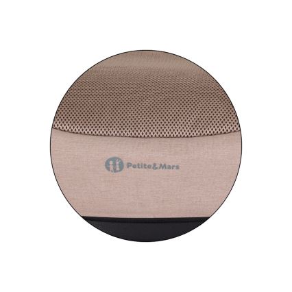 PETITE&MARS - Podsedák do auta OPTIMUS PRO i-Size Air 125-150 cm (22-36 kg) hnedá