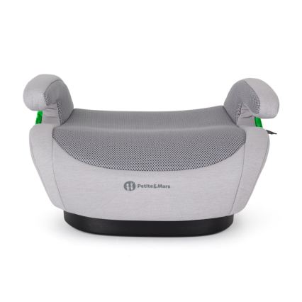 PETITE&MARS - Podsedák do auta OPTIMUS PRO i-Size Air 125-150 cm (22-36 kg) sivý