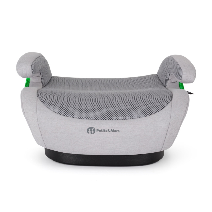 PETITE&MARS - Podsedák do auta OPTIMUS PRO i-Size Air 125-150 cm (22-36 kg) sivý