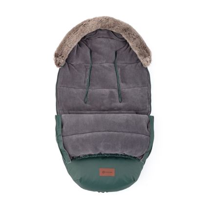 PETITE&MARS - SADA detského fusaku 4v1 COMFY + rukávnikov na kočík FURRY Khaki