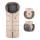 PETITE&MARS - SADA Detský fusak 4v1 ARCTIC + rukávniky na kočík FURRY Rose Petal