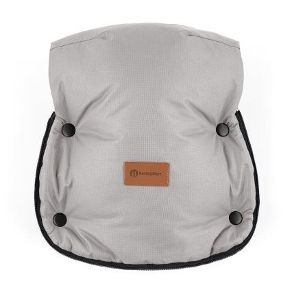 PETITE&MARS - SADA Detský fusak 4v1 COMFY + rukávniky na kočík FURRY Champagne Shower