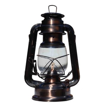 Petrolejová lampa 24cm - meď Petrolejová lampa 24cm - meď