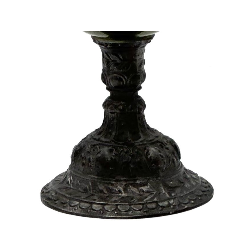Petrolejová lampa BARBORA 54 cm lesná zelená