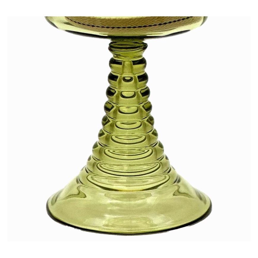 Petrolejová lampa PETRA 42 cm lesná zelená