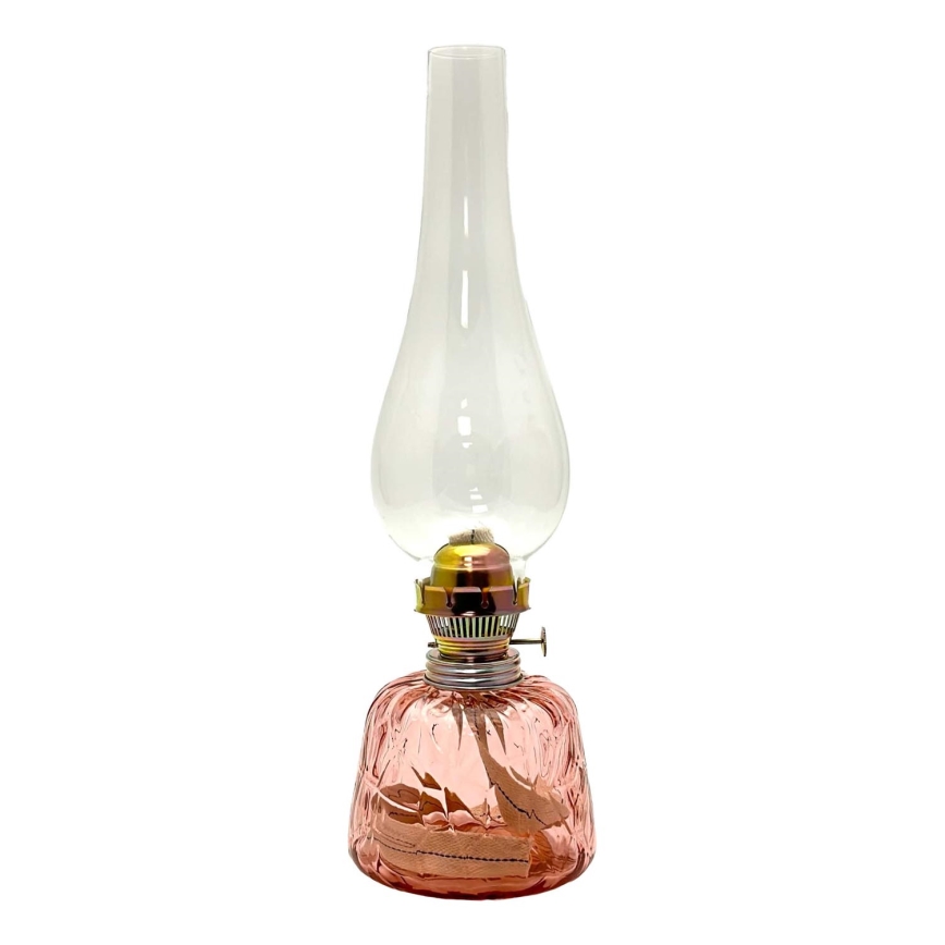 Petrolejová lampa POLY 38 cm medená