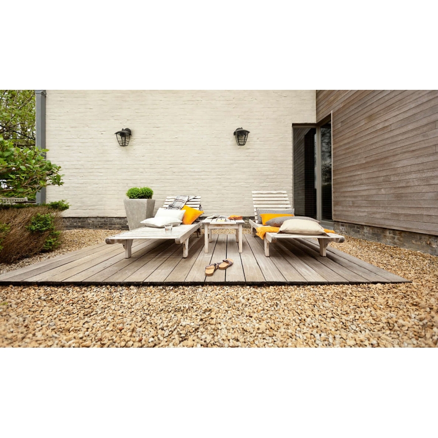 Philips 15381/30/16 - Vonkajšie nástenné svietidlo MYGARDEN CREEK 1xE27/60W/230V