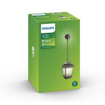 Philips 15406/86/PN - Vonkajší luster HEDGE 1xE27/60W/230V IP44