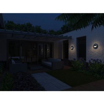 Philips 16245/93/16 - Nástenné svietidlo MYGARDEN JUNE 1xE27/12W/230V