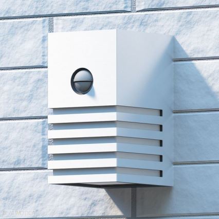 Philips 16411/47/16 - Vonkajšie nástenné svietidlo s čidlom MYGARDEN VERANDA 1xE27/20W/230V
